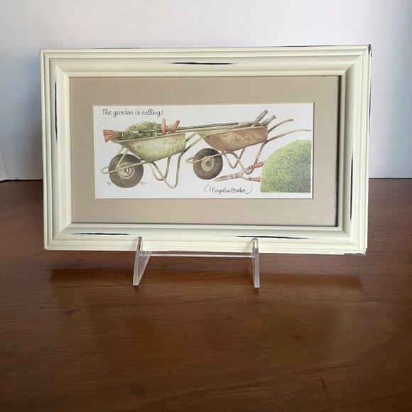 Hallmark Nature's Sketchbook by Marjolein Bastin Framed Print Garden is Calling - Picture 4 of 6